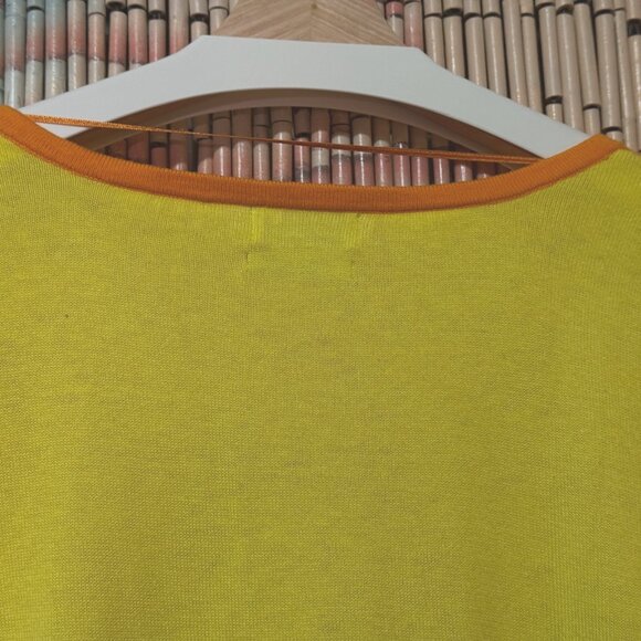 Isaac Mizrahi x Target Color Block Cotton & Rayon Sweater, Multi-Color, XL - Picture 5 of 15